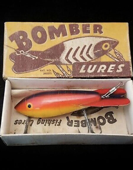 Bomber Wooden Vintage Fishing Lures for sale
