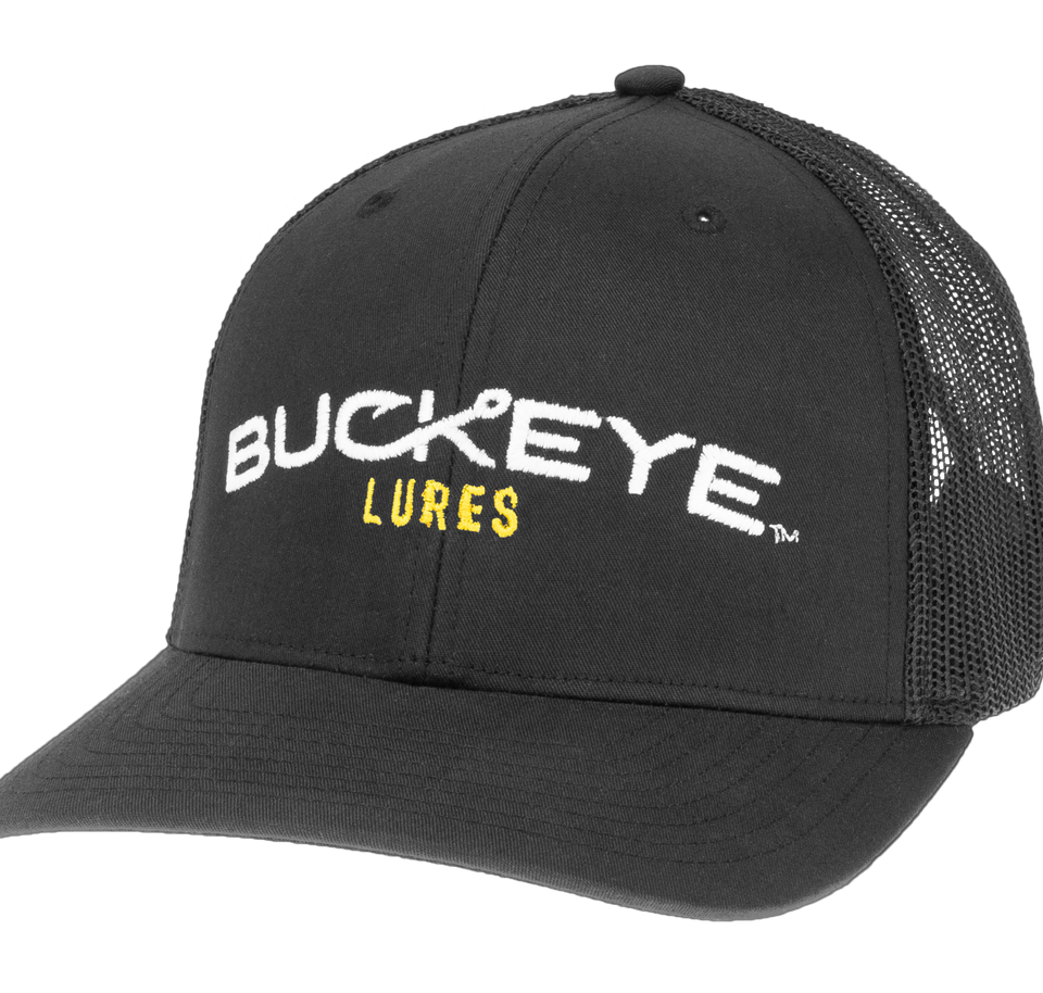 Buckeye Snapback Hat Black - Apparel - Buckeye Lures