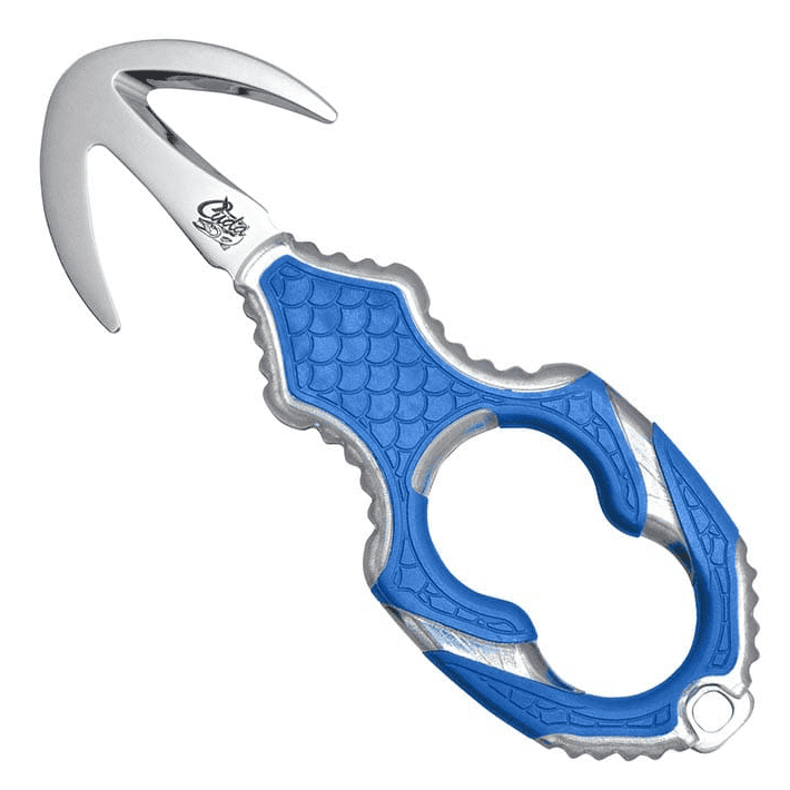 Cuda Prym 1 Marlin Spike Folding Knife, Blue for Fishing 