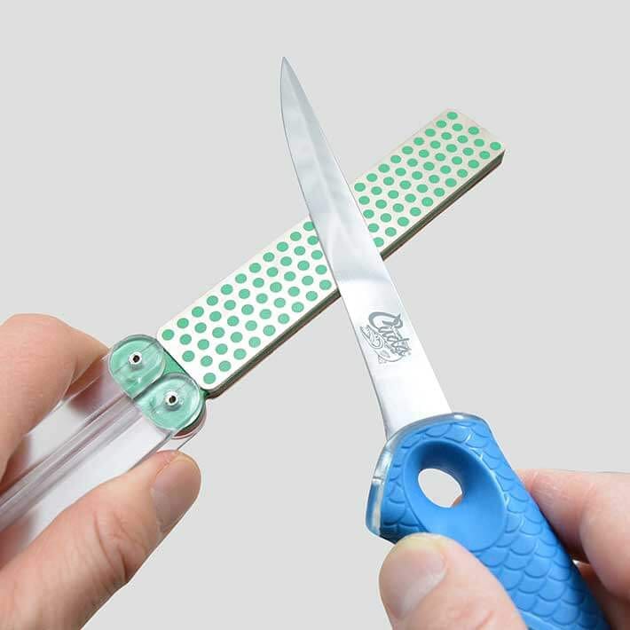 CUDA Fishing Tool Knife, Shear And Hook Ceramic Carbide SHARPENER