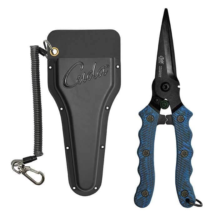 Cuda Wacky Rigging Plier with 10 O-rings, Blue, 5in, 23076 Fishing