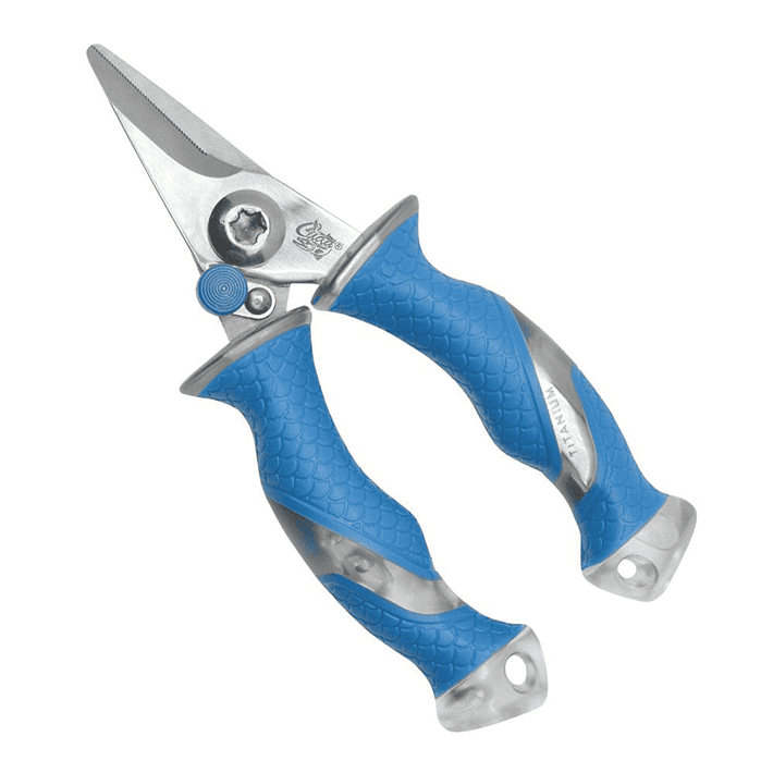 Cuda 5 Titanium Bonded Mini Split Ring Plier | esox fishing tool