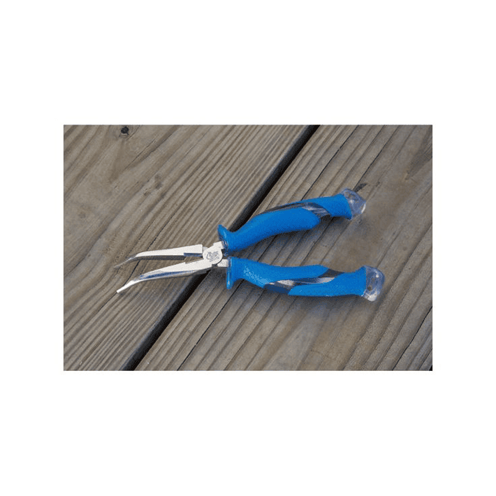 Curved Mouth Stainless Steel Titanium-Plated Curved Nose Anti-Rust  Multifunctional Plier Back Hook Scissors Fishing Pliers