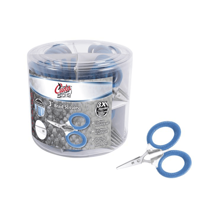 Cuda Bucket of 50 3 Micro Braid Scissors - Scissors & Shears - Cuda